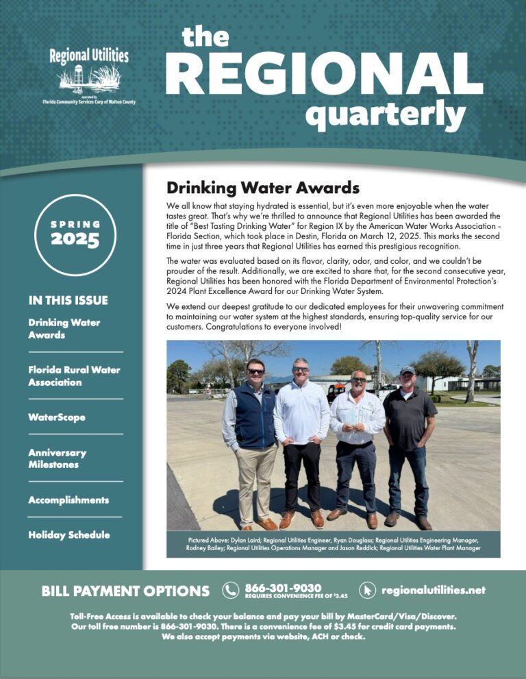 Regional Utilities Spring 2025 Newsletter