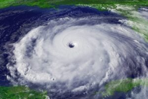 Hurricane from space