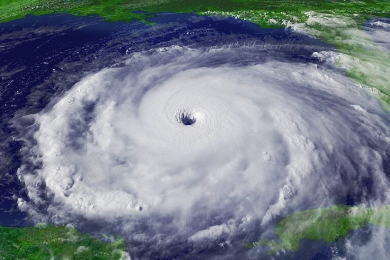 Hurricane from space