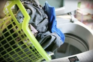 Basket of clothes