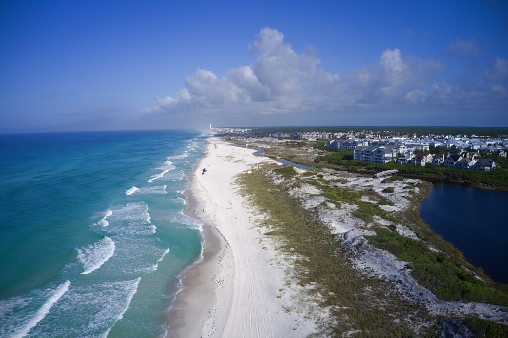 Beautiful beach in Florida